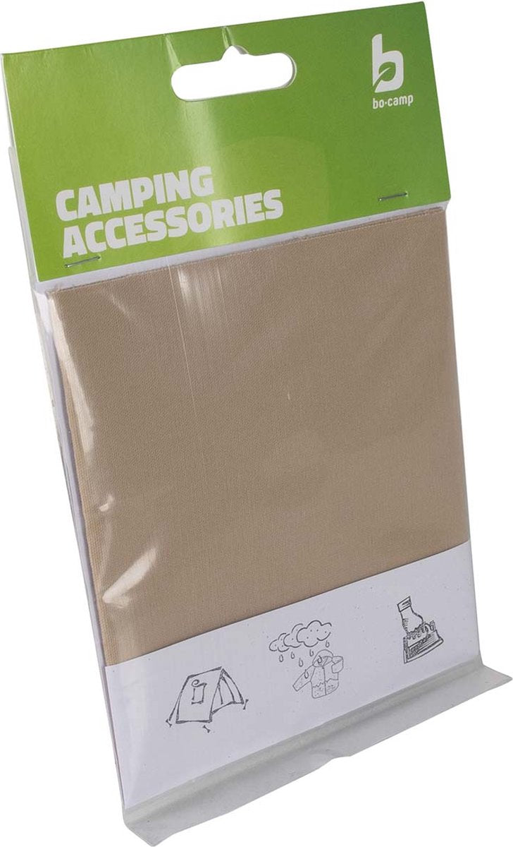 Bo-camp - reparatiedoek - opstrijkbaar - katoen - beige