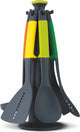 Joseph joseph - giostra elevabile con 6 utensili da cucina - nylon - multicolore