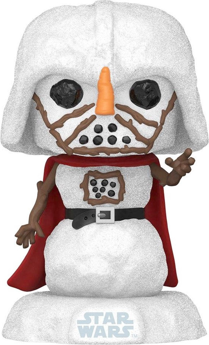 Funko star wars - ¡pop navideño de 2022! Figura coleccionable héroes darth vader 9 cm - multicolores