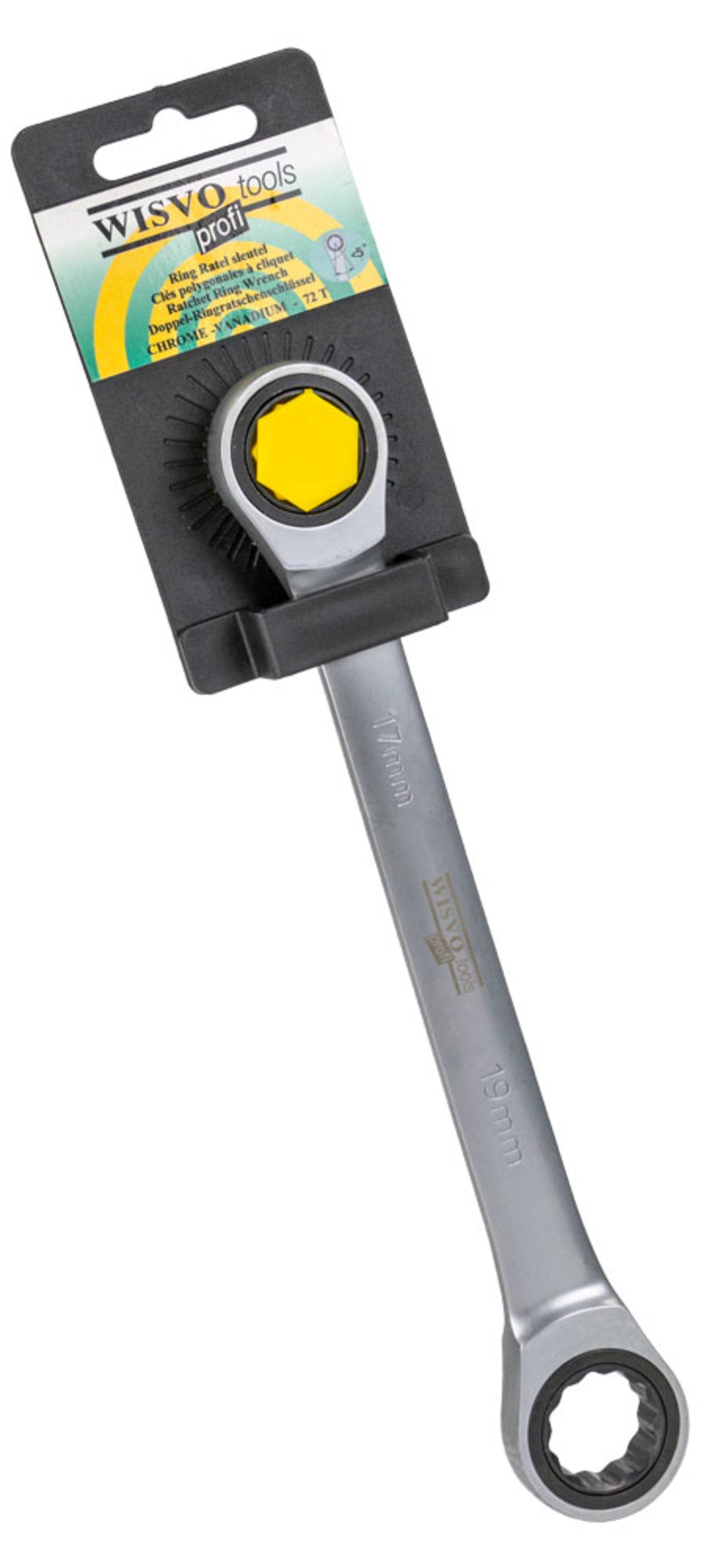 Llave de carraca de estrella wisvo grs 17x19