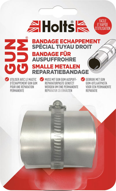 Holts gun gum flexiwrap steel bandage exhaust pipe 210 x 50 mm