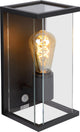 Lucide claire - wandlamp binnen buiten - 1xe27 - ip54 - beweging dag nacht sensor - antraciet
