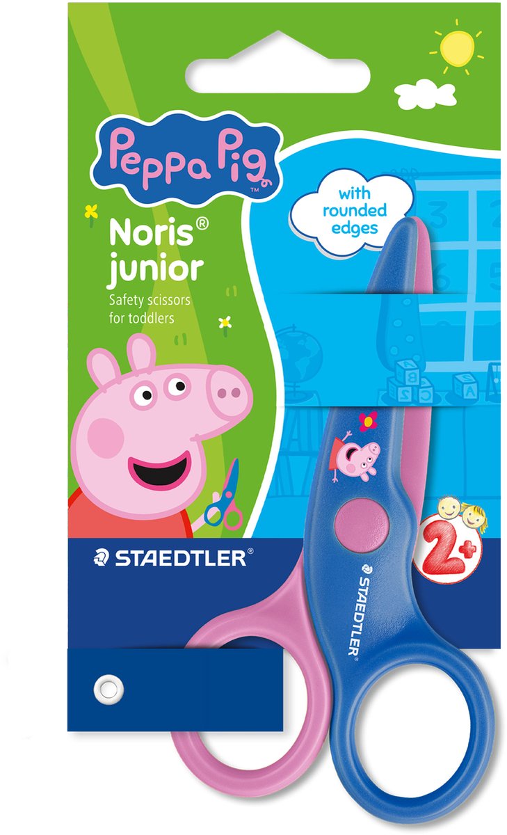 Forbici Staedtler Peppa Pig x Noris Junior per bambini piccoli