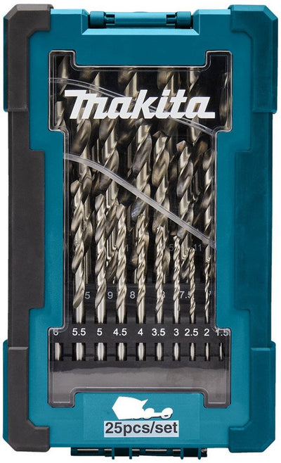 Accessori Makita d-67555 | set di punte per metallo | hss-g | 25 pezzi - d-67555