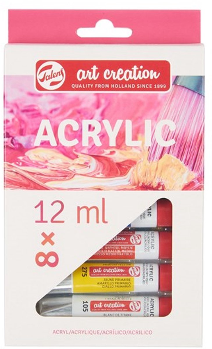 Talens art creation acrylverfset 8 x 12 ml