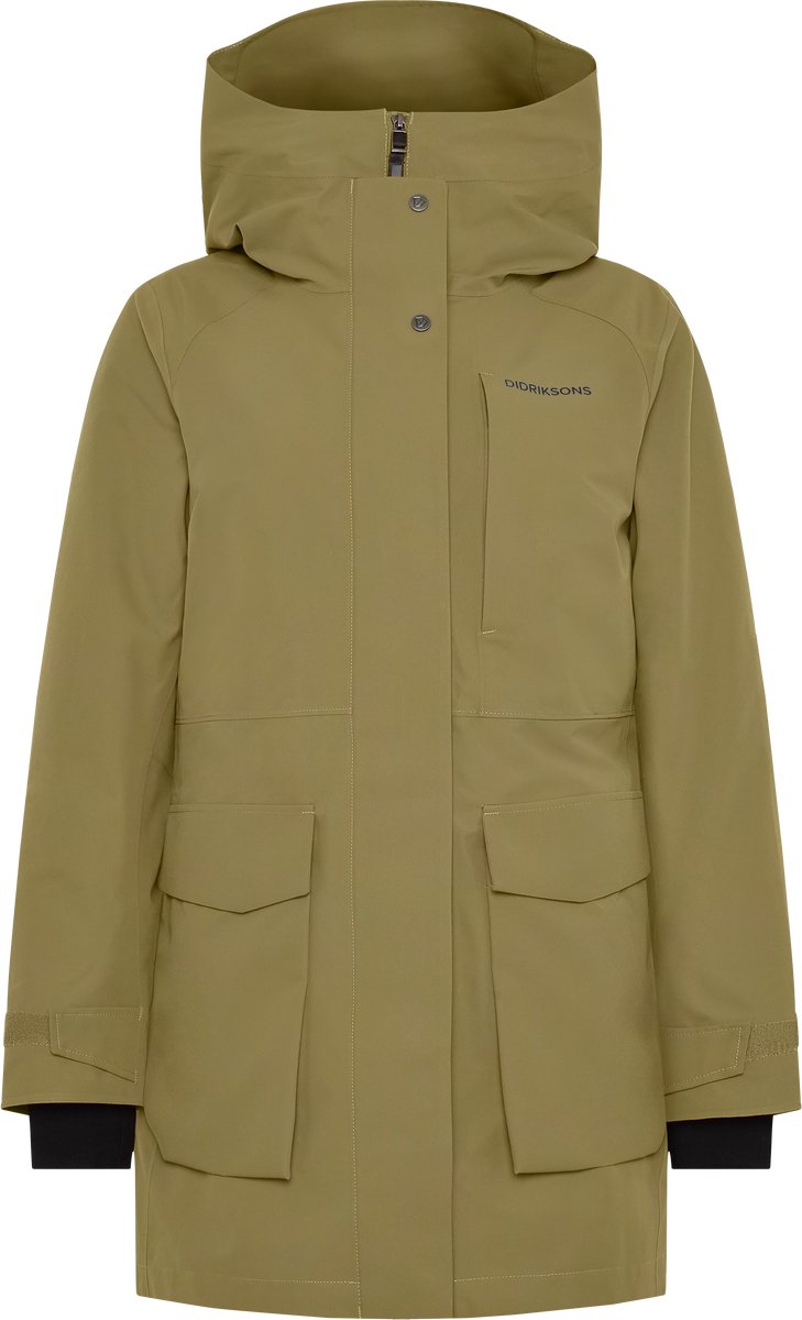 Giacca outdoor da donna Didriksons Harriet Wns Parka - verde oliva