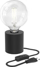 Calex tafellamp rond - industrieel - e27 fitting - zwart - excl. lichtbron