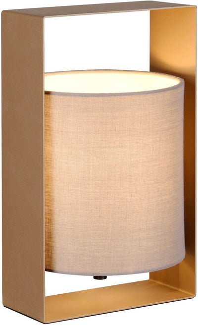 Rl vivi la tua realtà luminosa secchio - lampada da tavolo - moka - escl. 1x e27 4,9 w - interruttore a cavo