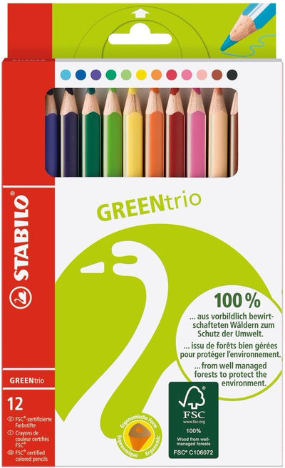 Lápices de color stabilo 12 piezas FSC