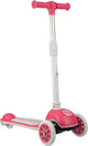 Tri-scooter Nijdam - dream rider - rosa bianco