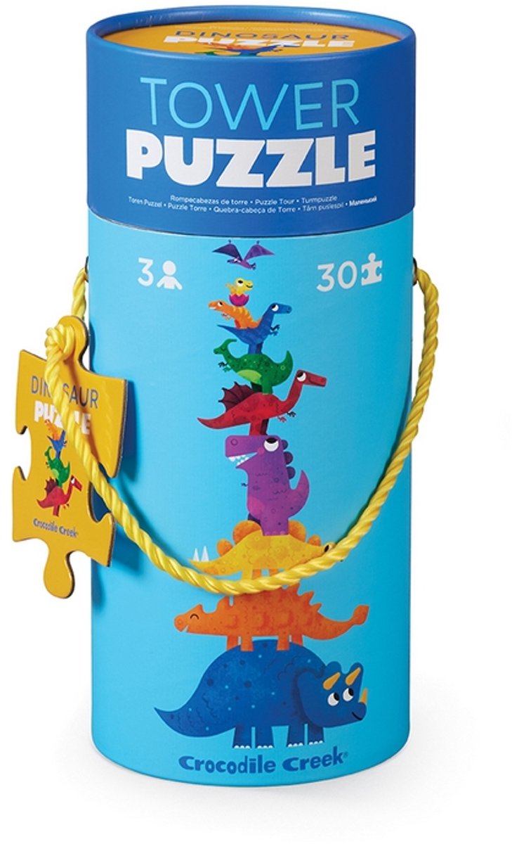 Dinosauro puzzle Crocodile Creek Tower - 30 pezzi