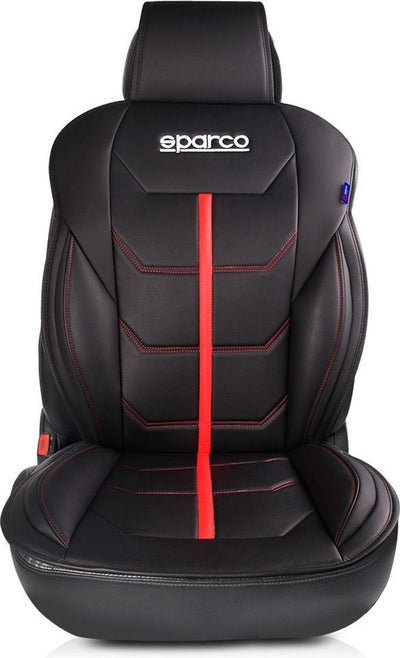 Funda para asiento de coche Sparco negro rojo - por pieza - cojín para asiento de coche