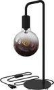 Lámpara de mesa Calex u-line - industrial - casquillo E27 - negro - excl. fuente de luz