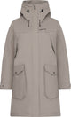 Didriksons Thelma Wns Parka 10 giacca da esterno da donna - marrone cenere