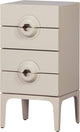 Woood ladekast 4 lades merge - hout - greige - 89x44x45 cm
