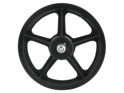 Hzb voorwiel 12 inch etrto 203 kunststof zwart vaste as