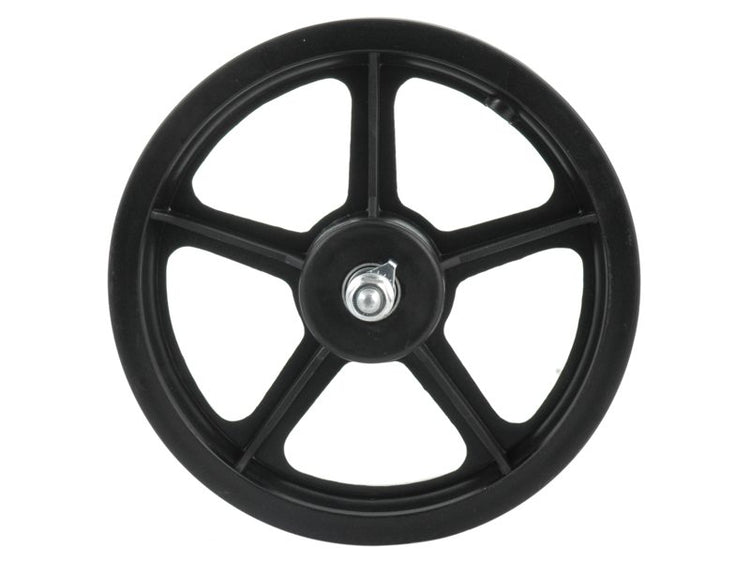 HZB front wheel 12 inch Etro 203 plastic black fixed axis