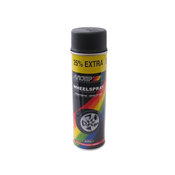 Motip Spray Bus 400ml Wheelspray Mat-Black