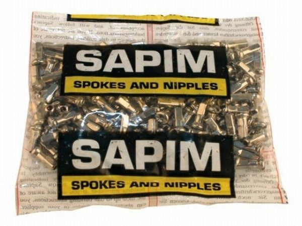 SAPIM SPAAK Nipple Rim 14 per Spaak 13 Silver (100 pezzi)