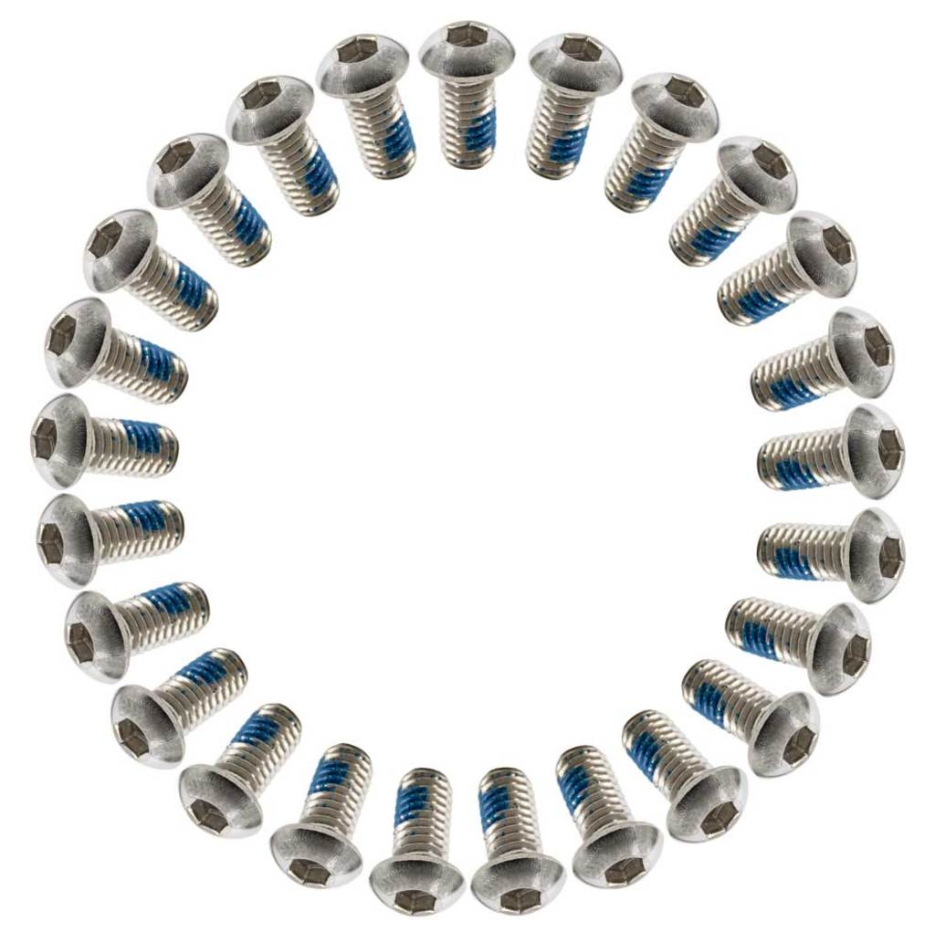 Anp bullone m6x12 cava esagonale inox iso7380-1 m locti ds a 25