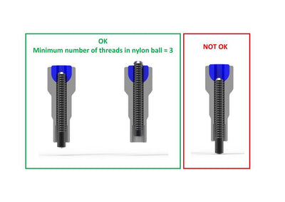 ALPINA SPAAK NIPPLE CON TESTA ROULD 14G 15,0MM 4 FG 2,3 ABS ABSER (144 pezzi)