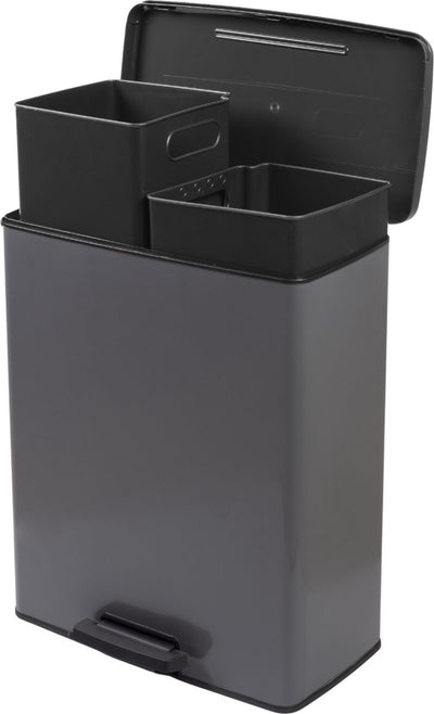Curver Curver Decobin Duo Trash Bin 26+26L Cool Gray