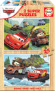 Educa - Puzzle Cars - Puzzle in legno - 2 x 25 pezzi - Puzzle per bambini