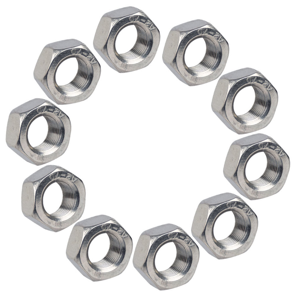 Tuerca buje anp sin marca abierta m12x1 acero inoxidable zi ds a 10