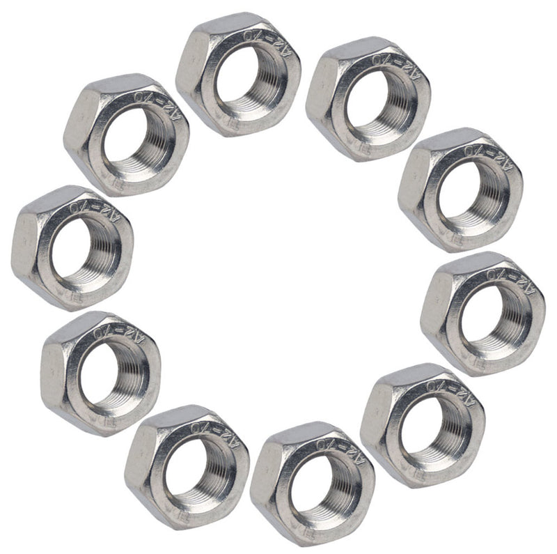 Tuerca buje anp sin marca abierta m12x1 acero inoxidable zi ds a 10
