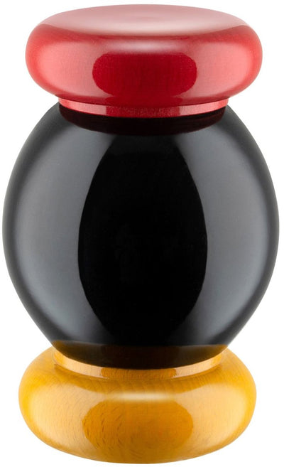 Alessi macinapepe a sfera twergi - es18 - nero - di ettore sotsass