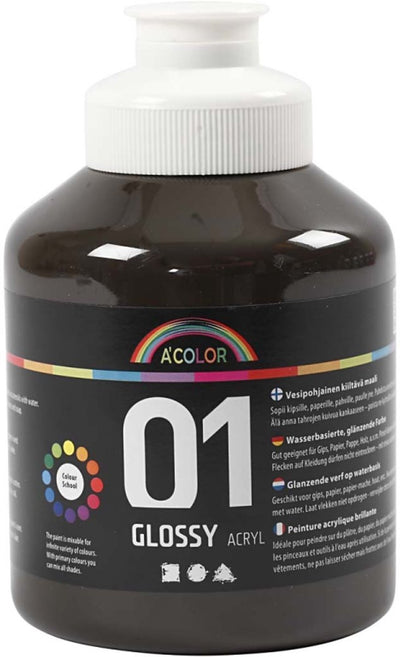 Pittura acrilica Creative Company lucida, marrone, 500 ml 1 bottiglia