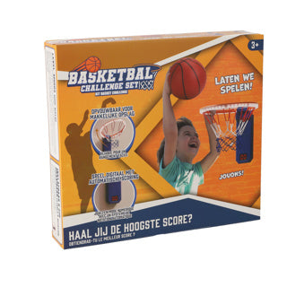 Otto simon basketbal basket met score teller + licht en geluid | 4 stuks