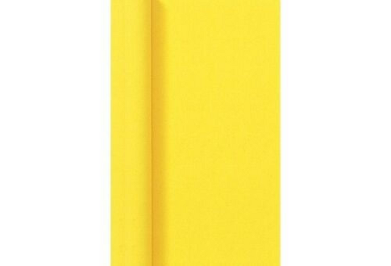 Duni damast yellow 118x800cm