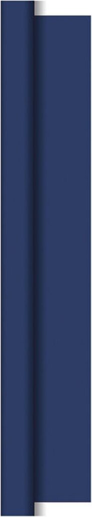 Duni Damast Dark Blue Dark 118x800 cm Tovaglia
