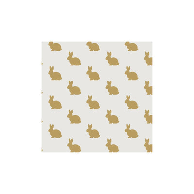 Servilletas Duni conejito dorado 24cm