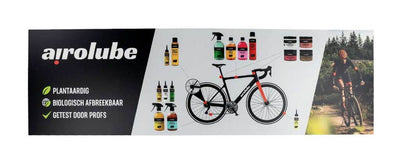 Airolube stelling logo foambord 99x30cm