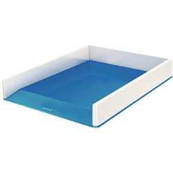 Vassoio per lettere leitz wow polistirolo 267x336x49mm a4 blu