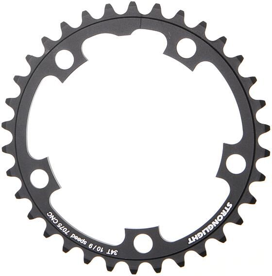 Stronglight kettenblatt zircal 7075 t6 chain ring strongl.zircal 70750t6 110mm 34t b