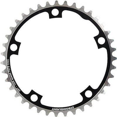 Stronglight kettenblatt type s 7075 t6 chainring 7075t6 black 130 mm lochkr. 39z.