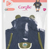 Corolle regenponcho poppenkostuum kleine ontdekker 30cm blauw.