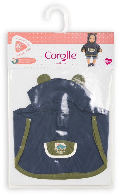 Poncho de lluvia Corolle pequeño explorador - 30cm