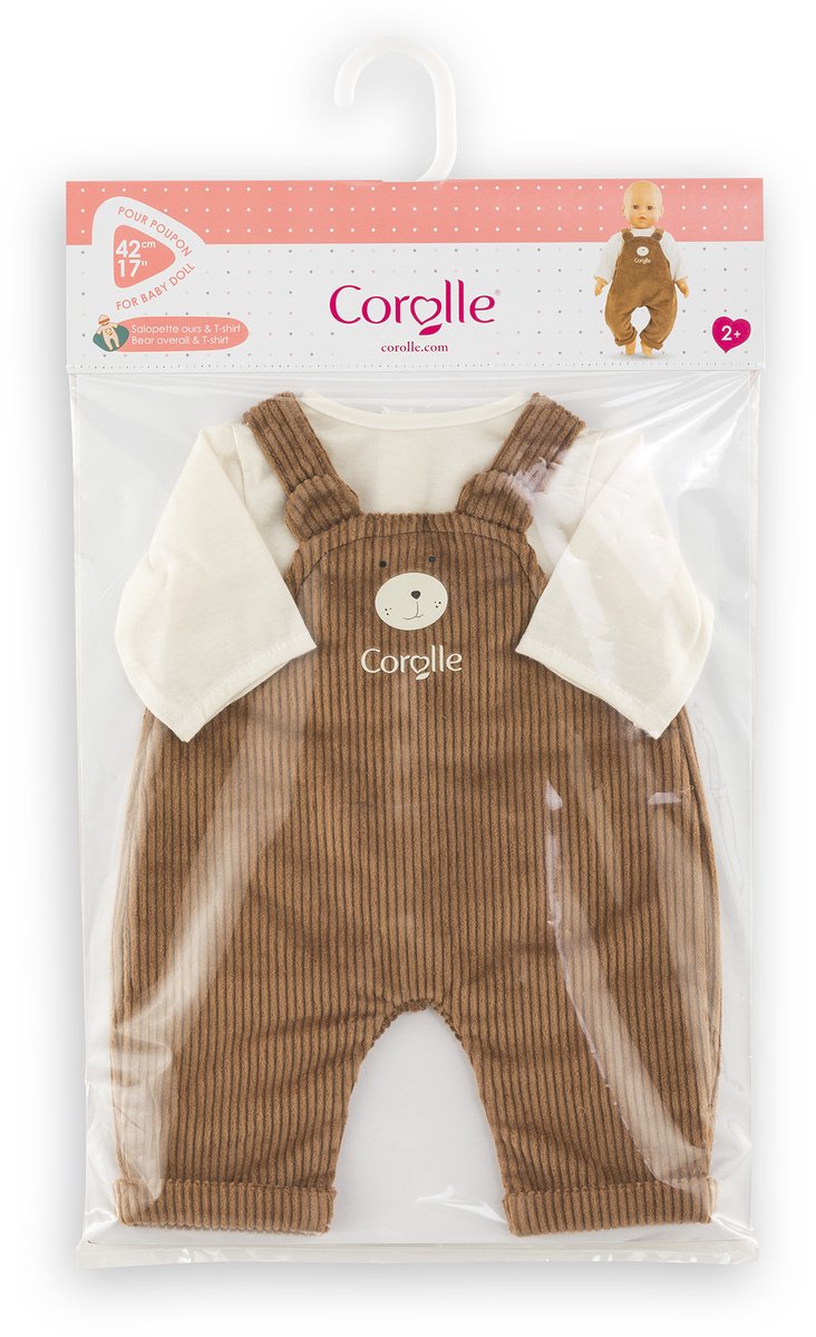 Tuta da bambola Corolle con maglietta piccolo esploratore - 42 cm