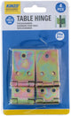 Cerniere per tavolo Kinzo – set da 4 – 100 x 32 mm – viti incluse – cerniere per mobili