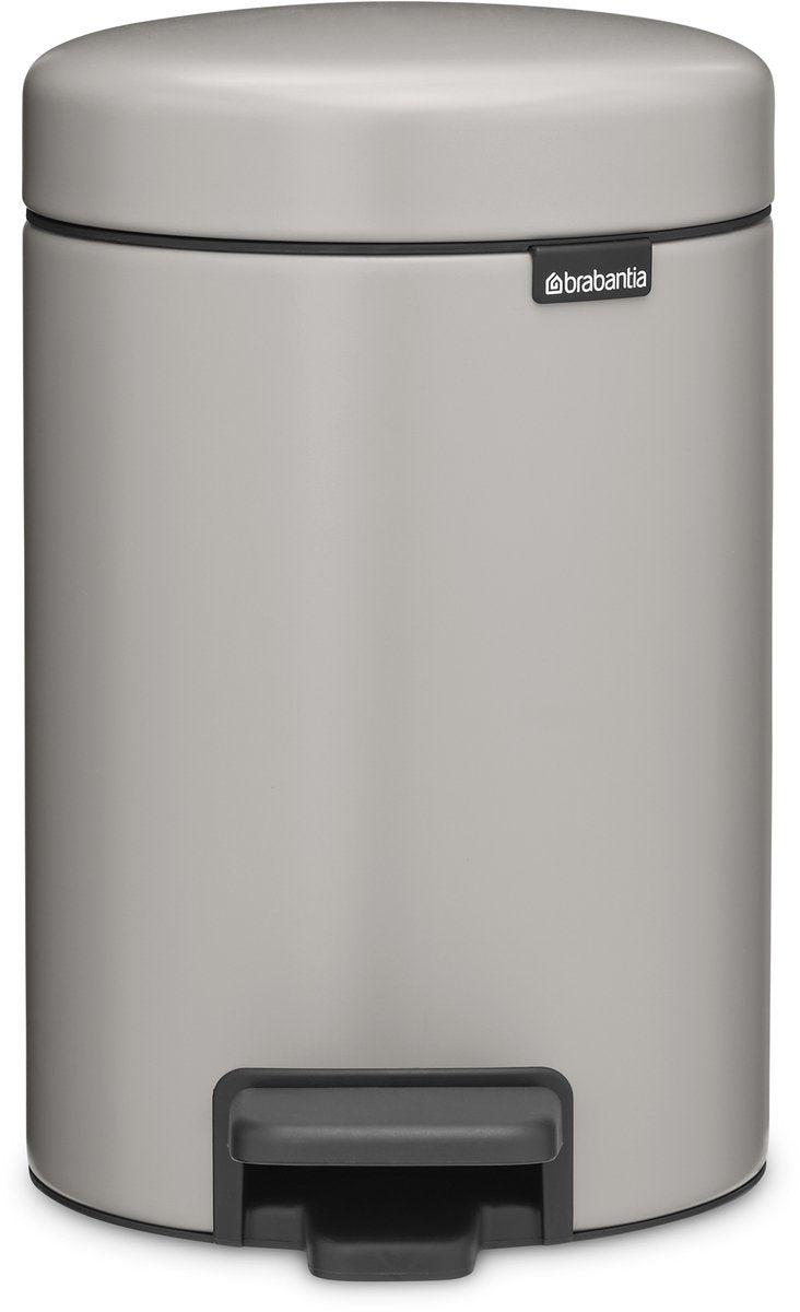 Brabantia newicon prullenbak - 12 liter - soft grey