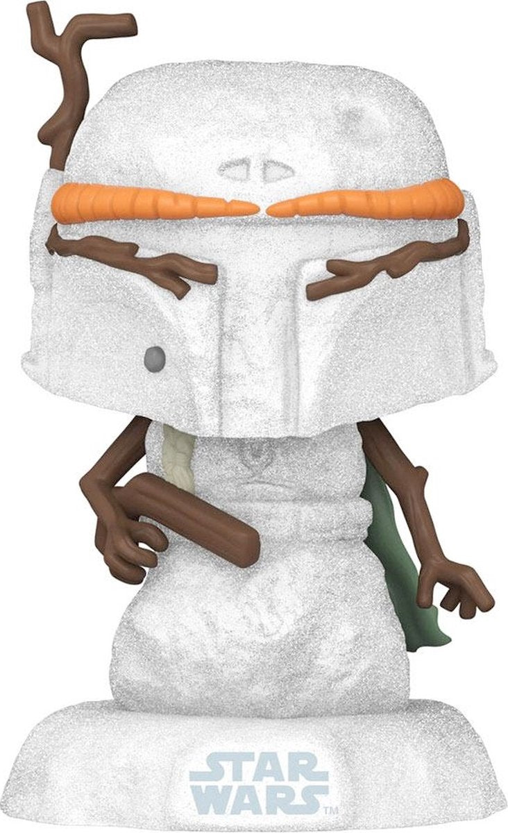 Figura coleccionable funko star wars vacaciones 2022 pop! héroes boba fett 9 cm multicolores