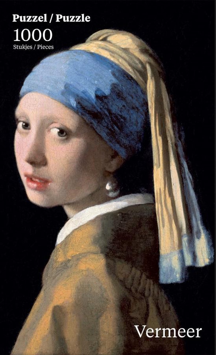 Ragazza puzzleman con l'orecchino di perla - johannes vermeer (mauritshuis) (1000)