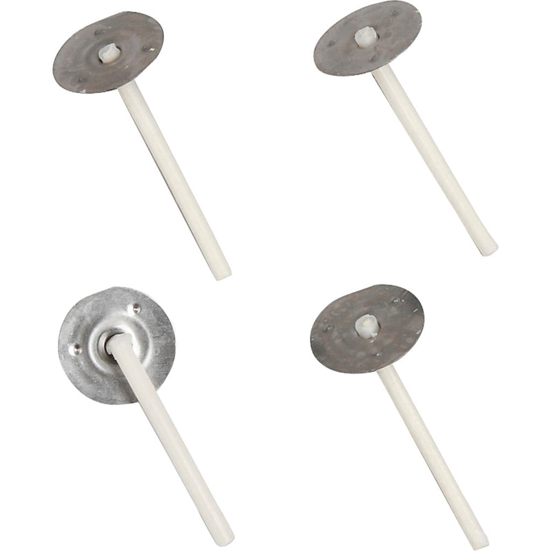 Stoppini per candele in supporto, adatti per supporti con diametro di 20-65 mm, l: 3,5 cm, spessore 2 mm, 100 pezzi 1 scatola