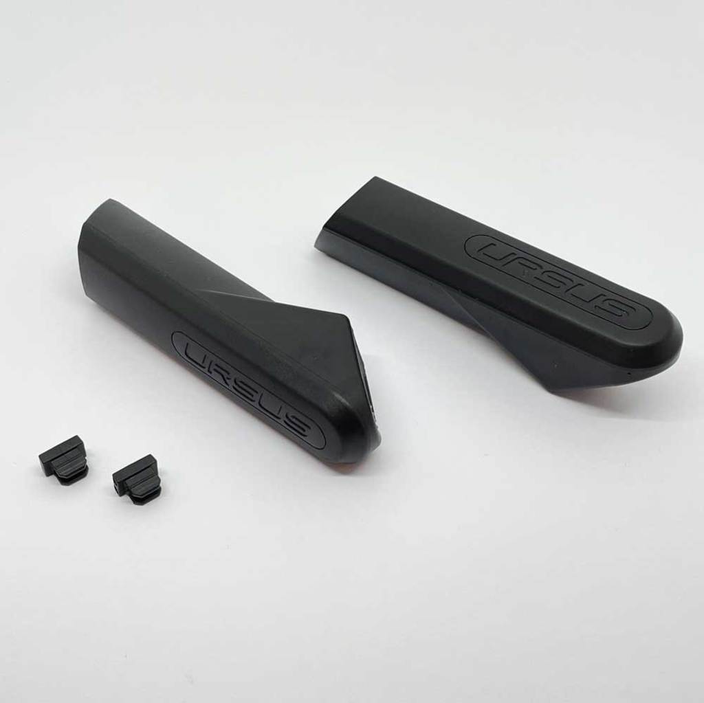 Ursus stand jumbo ii piede sx+dx pvc nero set a 2