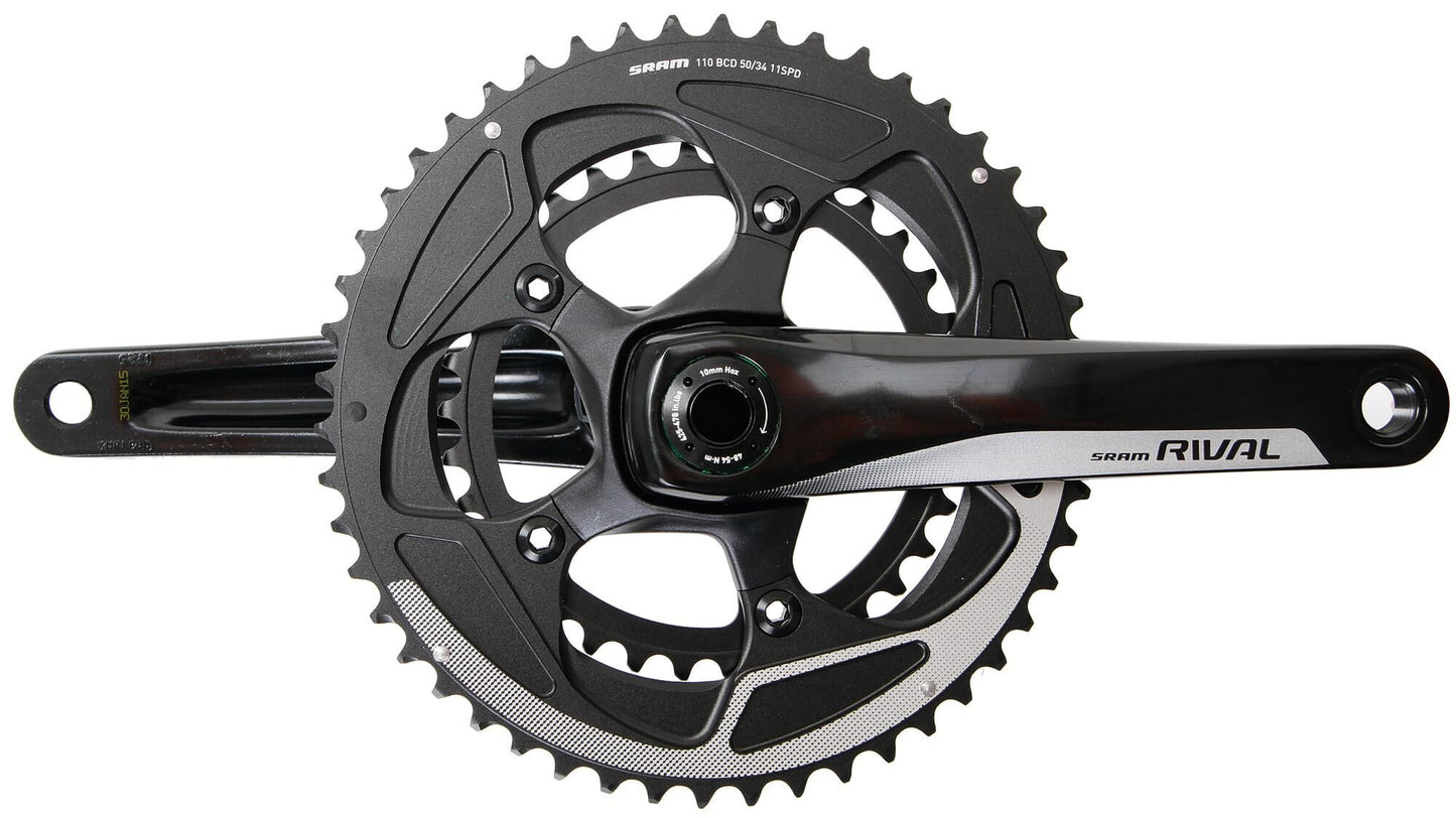 Sram kettenradgarnitur rival 22 crankset rival 22 bb30 50 34t 175mm