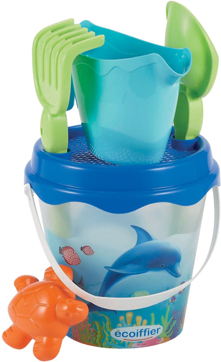 Secchio ecoffier set delfino con accessori, 6dlg.